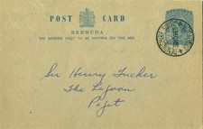 Bermuda 1965 Stationery QV ½d Late usage Devonshire to Leader  Henry TUCKER