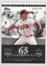 2007 Moments & Milestones Greg Maddux (1993 NL Cy Young 197 StrikeOuts) HOF 0a1