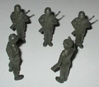 Marx 1950s 60MM US Soldiers Receiving Instructions from Officer