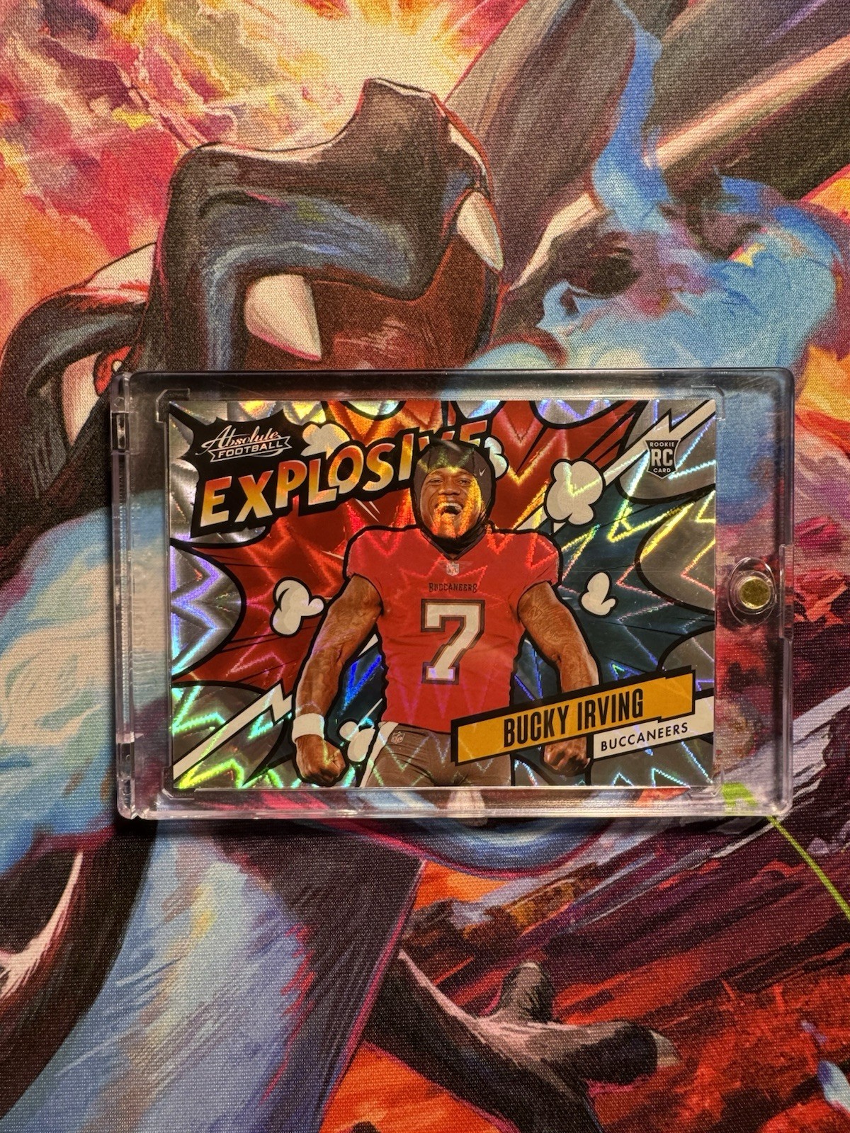 2024 Panini Absolute - Explosive Bucky Irving #EX-BIG (RC) Buccaneers Rookie