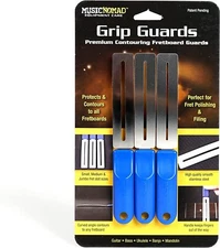 Music Nomad GRIP Guards - 3 Pro Fretboard Guards for Small, Medium, Jumbo Fret