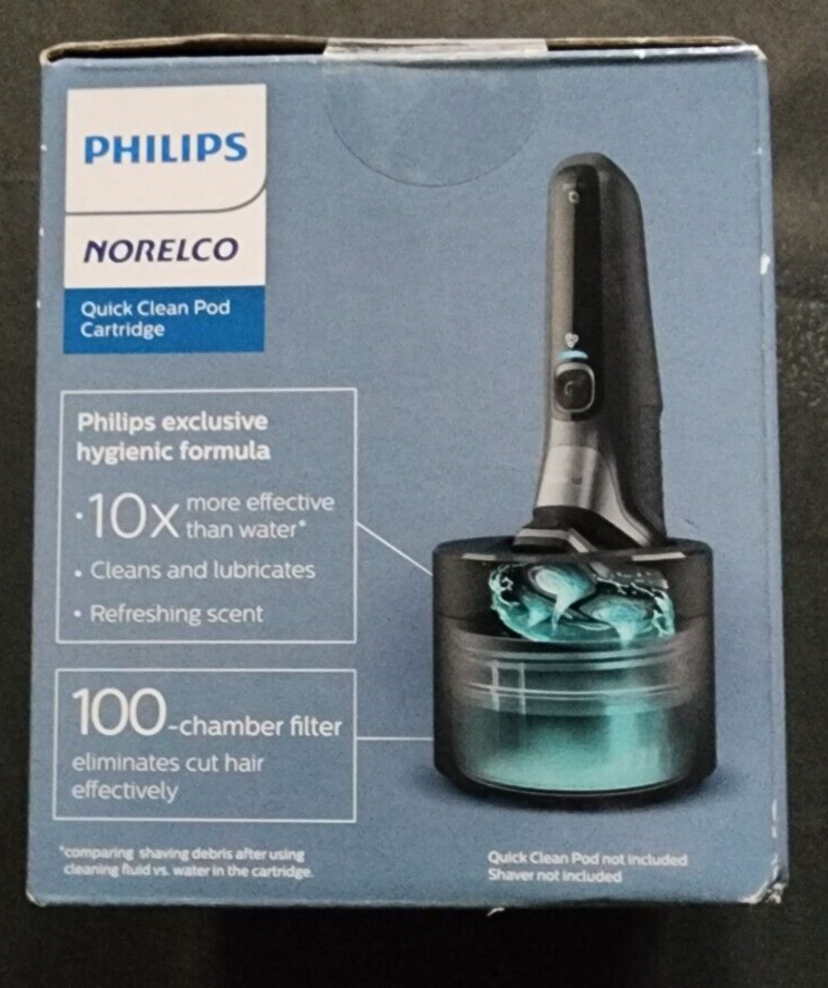 Philips Norelco Quick Clean Pod Cartridge CC12/52 Philips Cleaning