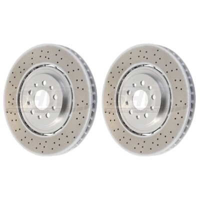 SHW Bremsscheiben vorne gelocht 380x34mm X2 für MASERATI QUATTROPORTE MK6 3.8 GT S