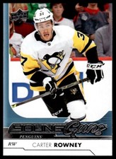 2017-18 Upper Deck Young Guns Carter Rowney RC Rookie Pittsburgh Penguins #243