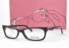 Kenneth Cole Reaction Eyeglasses Black Gray Cat Eye 0746 05 53-15-135