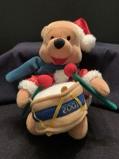 Disney Drummer Boy Pooh 8" bean bag plush