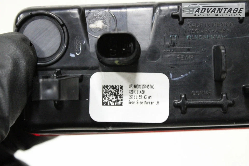 PARAGOLPES TRASERO IZQUIERDO FORD BRONCO 2021-2023 REFLECTOR MARCADOR LUZ LÁMPARA OEM Foto 4 de 4