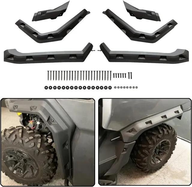 Slim Stylish Sport Fender Flares For CanAm Defender HD5 HD8 HD10 MAX