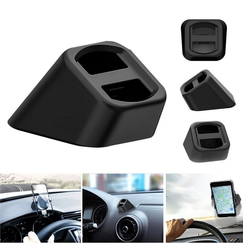 Black Car Stand Base Dashboard Mount For Air Vent Car Phone Holder Accessories#.