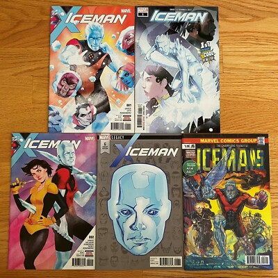 ICEMAN 2017 2018 SINA GRACE LOT #1 2 #6 Variant Lenticular 1:10 5 issue lot