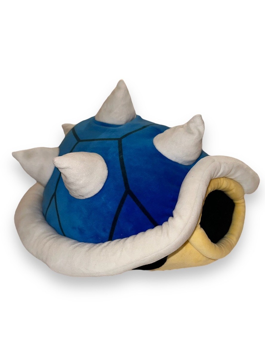 Nintendo Super Mario Kart Blue Turtle Shell Pillow Plush Club