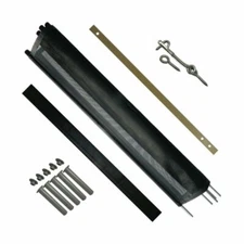 Pool Fence DIY by Life Saver Fencing Section Kit, 4 x 12-Feet, Black 
