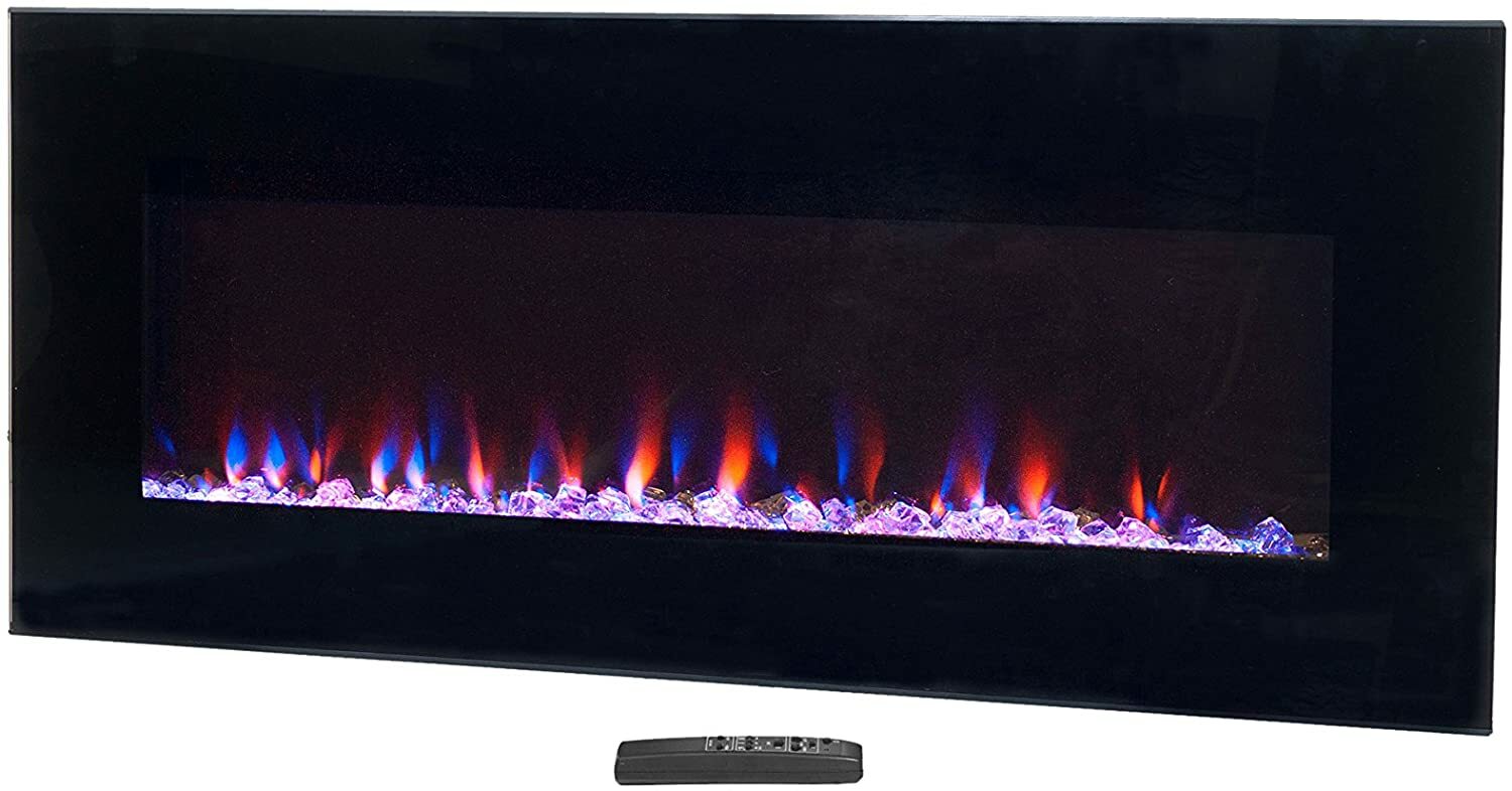 Northwest Electric Fireplace Wall Mounted, LED Fire u0026amp; Ice Flame, 4 inch  | eBay