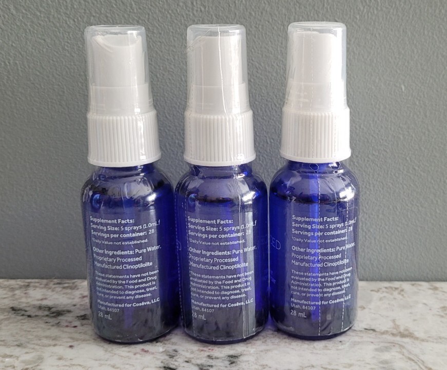 3 Coseva Advanced TRS Toxin Contaminant Heavy Metal Detox Removal Spray