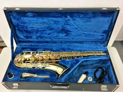 YAMAHA YTS-61 Tenor saxophone Wind Instrument gold with Hard YAMAHA YTS-61 Tenor saxophone Wind Instrument gold with Hard