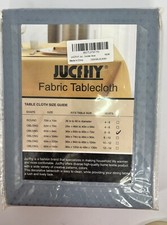 Tablecloth NIP Shadow Blue Oblong 60"X84" Fits 36X60-48x72 Seats 6-8 Jucfhy