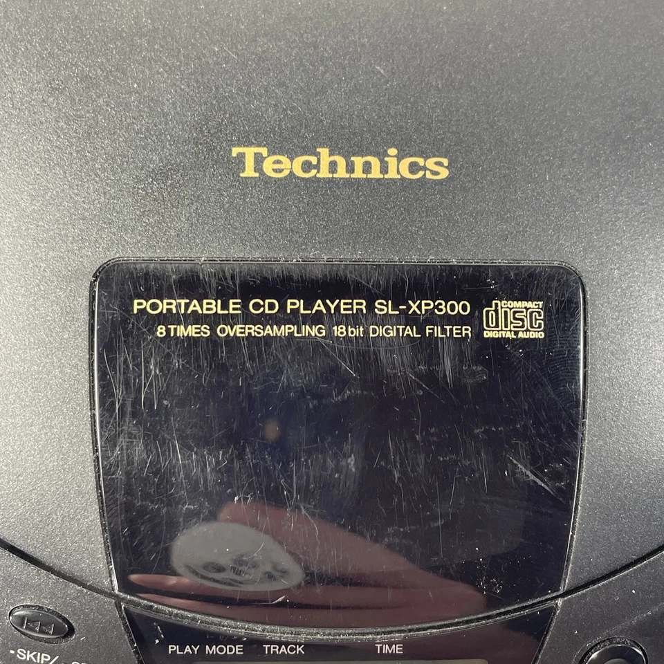 Technics SL-XP300 Reproductor de CD Portátil - Probado Estado de Funcionamiento Foto 3 de 4