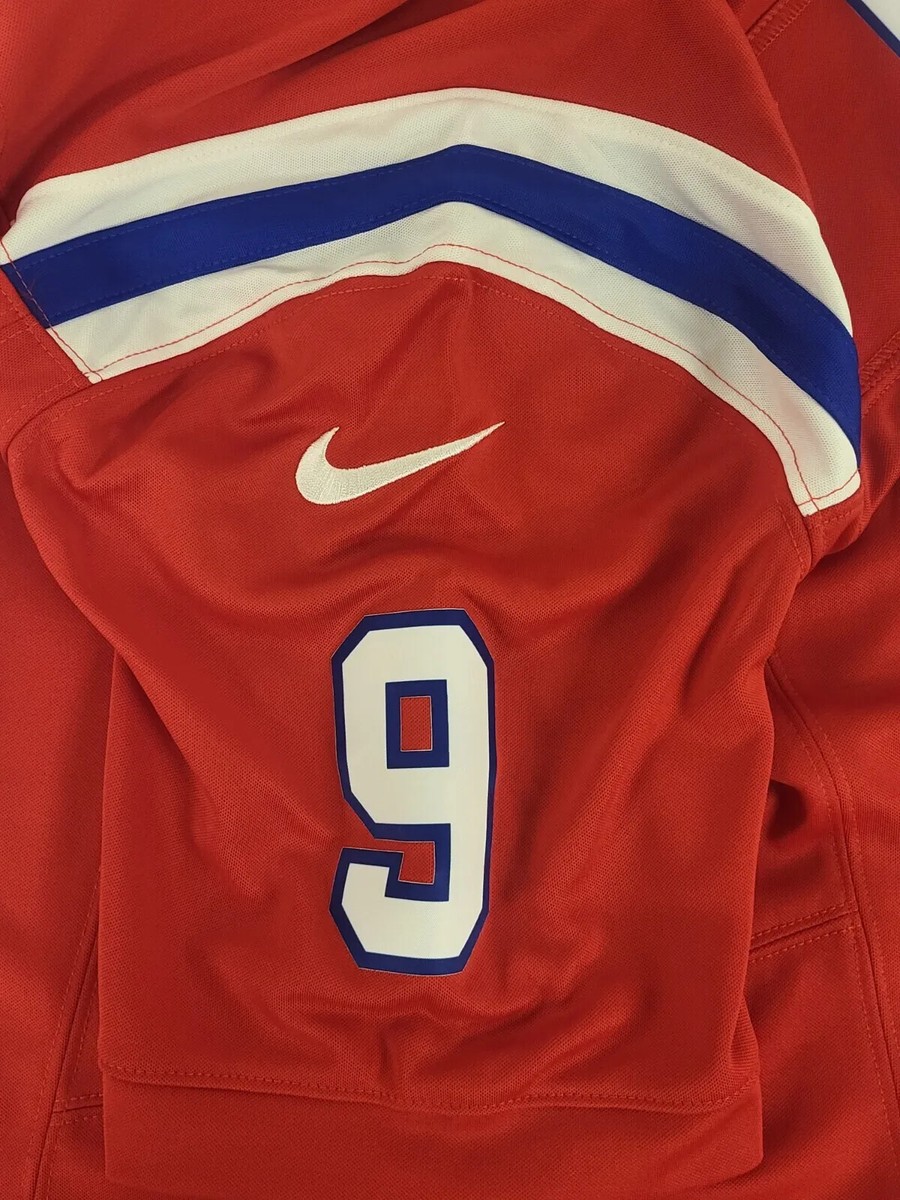 Nike NEW England Patriots #9 Judon Red Vapor Limited Fuse Jersey