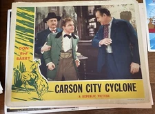 WESTERN CYCLONE Original Movie Lobby Card Poster 1943 Buster Crabbe 