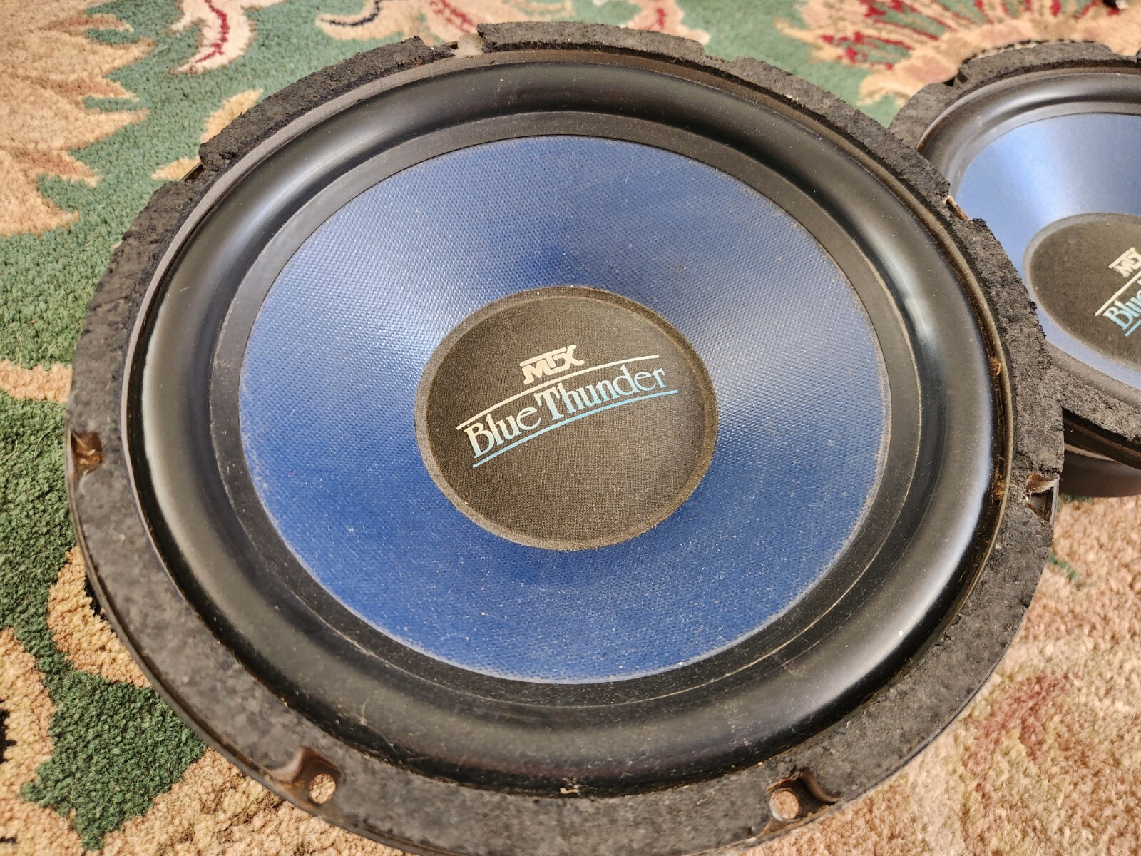 Old School MTX Blue Thunder 10" Subwoofer Made In USA RARE eBay