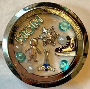 Details About Authentic Origami Owl Hockey Player Mom Locket Charms Skates Stick Puck