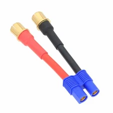 Brushless Motor Bullets 8mm Male to EC3 Female cable 12AWG 5CM Battery Hobby Toy
