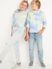 Old Navy Kid Boys Girls NASA Pullover Hoodie Pullover Sweatshirt Size Small 6-7