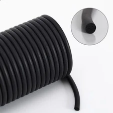 Black Backer Rod 1/4 in x 16.4 ft Rubber Caulk Saver Concrete Filler Rope