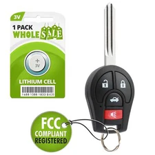 Replacement For 2012 2013 2014 2015 Nissan Versa Key Fob Remote