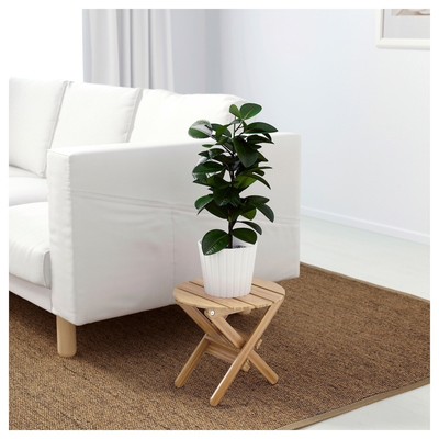 Ikea Vildapel Plant Stand Bamboo Max Load 88 Lb 602 372 26 New