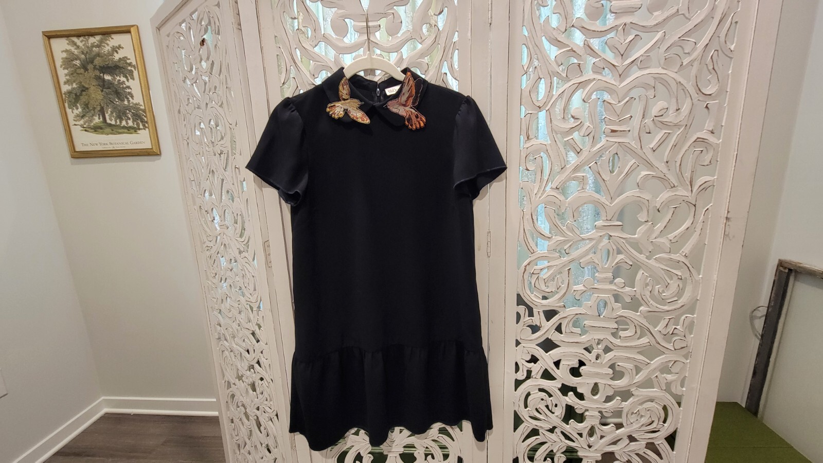 Red Valentino Bird Collar Dress Size 36