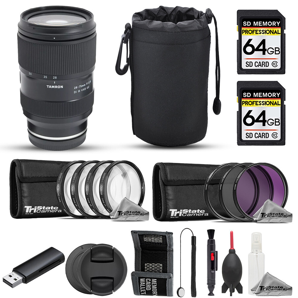 新品未開封 TAMRON 28-75mm F/2.8 Di III VXD G2 Tamron 28-75mm F/2.8 Di III VXD G2 Lens - Sony E-Mount
