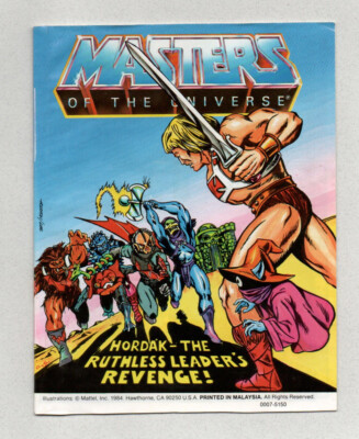 Mini BD MOTU 1984 - Mantenna (France) - Mini Comic Masters Of The Universe