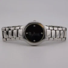 ESQ Swiss E5231 All St. Steel Quartz Analog Women's Watch Sz. 6 1/4" New Battery