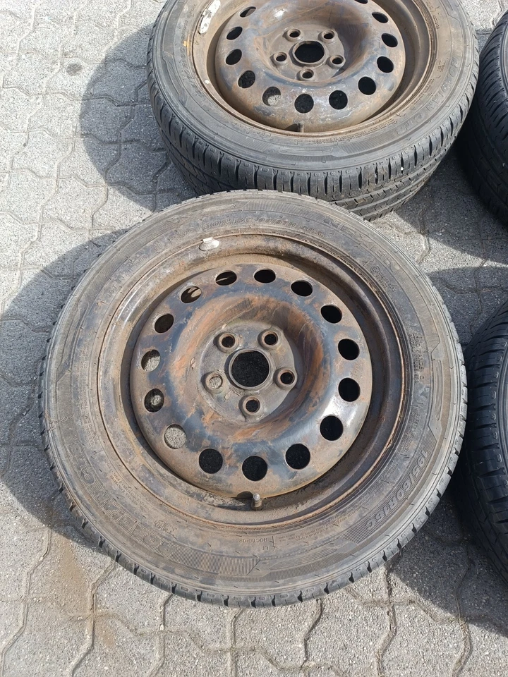 Original Seat VW Sharan 7M Satz Sommerräder Stahlfelge 16" Zoll 7M3601027E - Bild 3 von 4