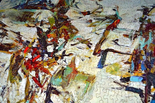 JOAN MITCHELL x Springbok 'George Went Swimming...' 1967 Jigsaw Puzzle ASSEMBLED - Picture 8 of 9