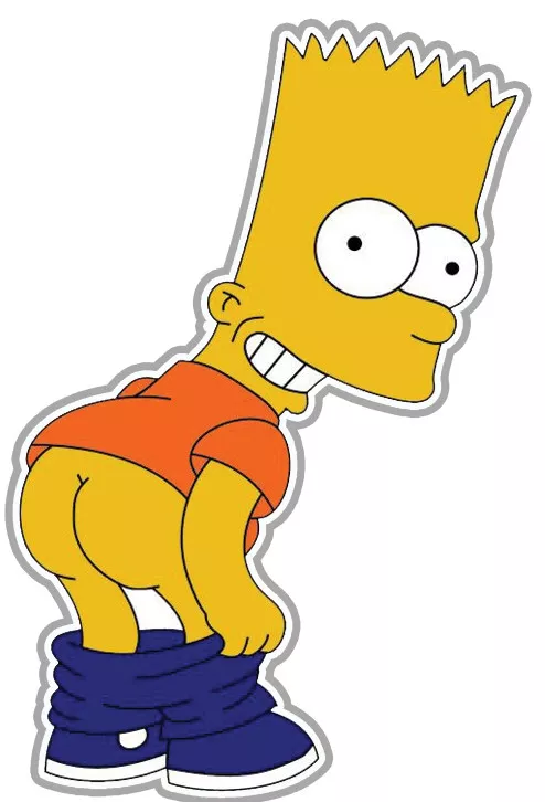 Bart simpson sticker deals