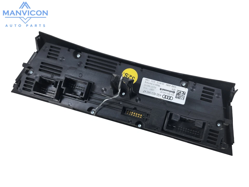 2012-2015 Audi A7 AC Heater Climate Temperature Control Unit 4G0 820 043 AF OEM - Image 4 of 4