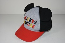 Disney Youth Kids Mickey Mouse Unisex White Red Adjustable Hat Cap RN14750