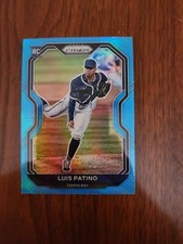 2021 Panini Prizm Tier II Carolina Blue Prizm Luis Patino #189 Rookie RC