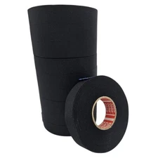 Tesa Tape Black Wiring Harness High Temp 150°C Cloth Tape Cable Looms 51036 x10
