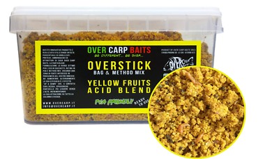 Overstick OverCarp Baits 2KG Bag & Methode Mix Karpfenangeln Feeder Boilies