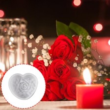 3D Rose Flower Heart Silicone Molds Epoxy Resin Silicone Molds for