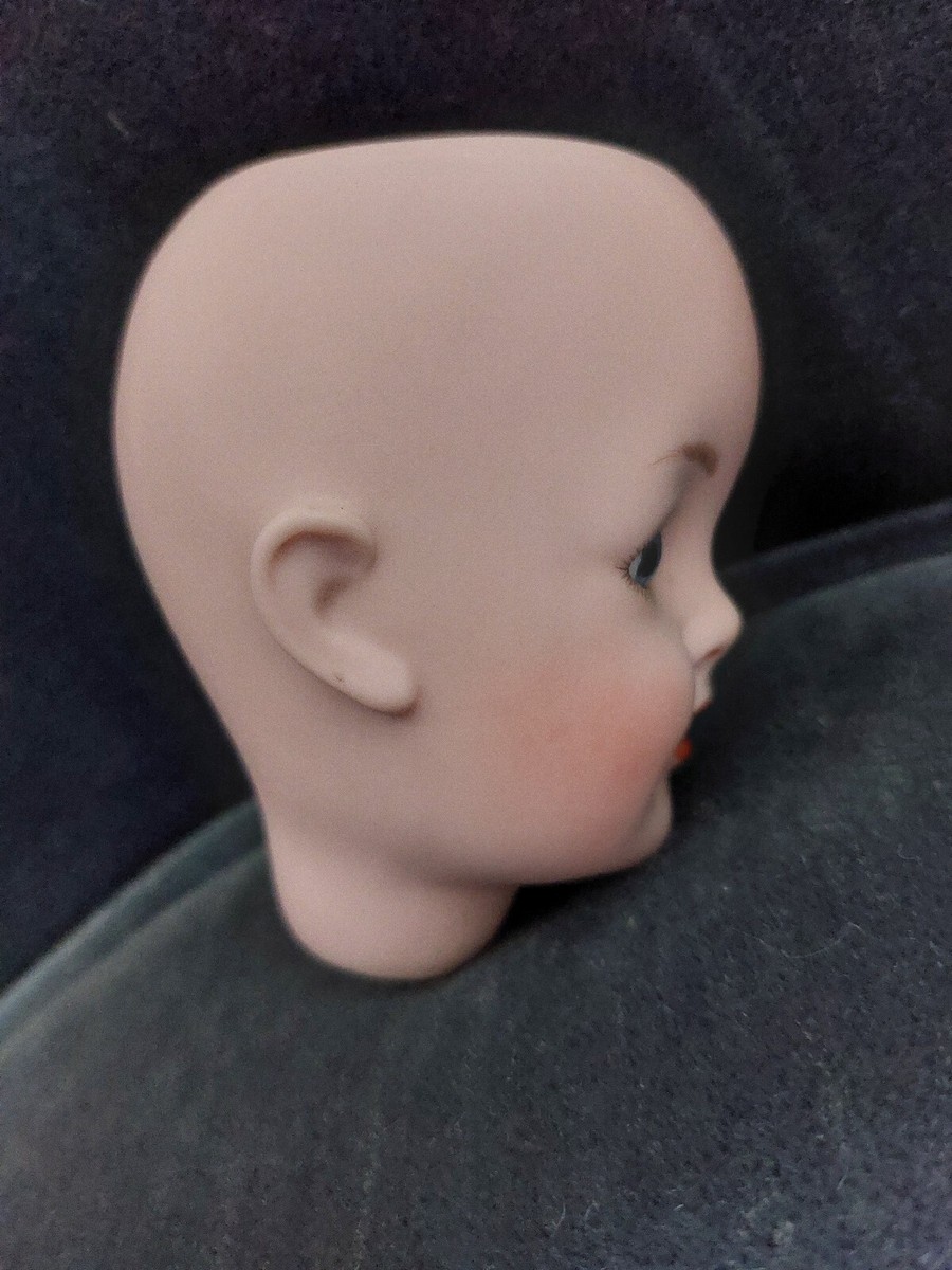 Tête De Poupée Reproduction SFBJ / Heubach - Shirley Temple ? - 10 Cm, Porcelaine, France