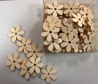 BlüTe*Blume*Holz Streuartikel*Deko*Basteln*Ostern*FrüHling*Natur