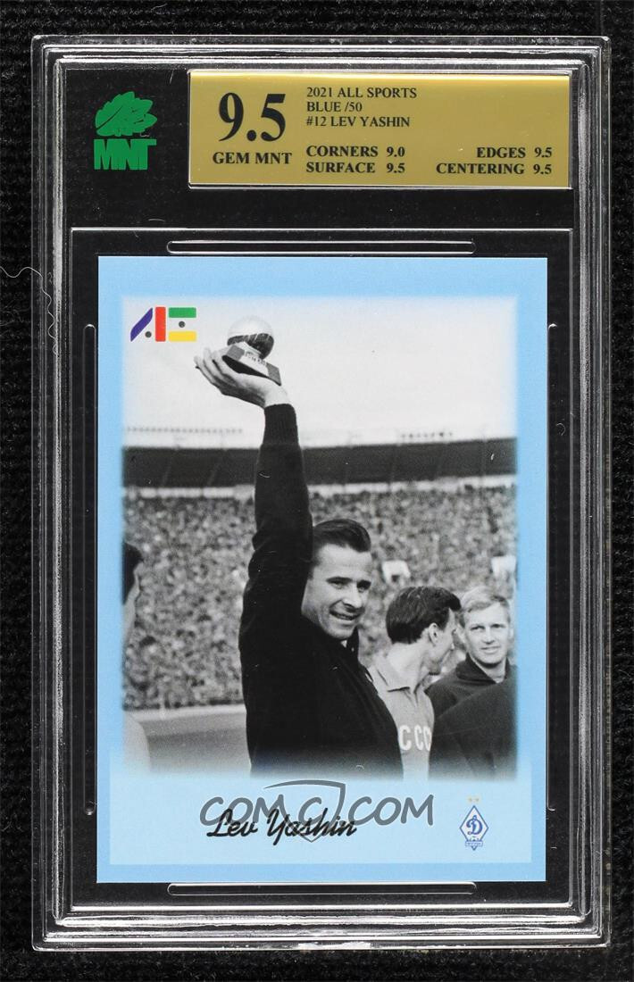 2020-21 All Sports #12 Lev Yashin Jaschin MNT 9.5 graded BLUE 36