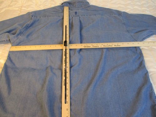 Gear For Sports Florida Gators Shirt Men's 2XL Blue Jeans Denim Button Up Pocket - Picture 4 of 11