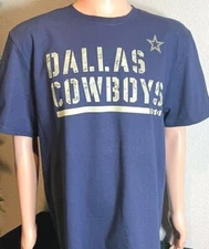 Dallas Cowboys Salute to Service / Navy Crew Short Sleeve T Shirt / NWT Reg $24