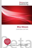 Lambert M. Surhone (U. A.) | Rho Meson | Taschenbuch | Englisch (2026)