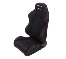 Nrg Innovation Seat Type-r Reclinable Black Cloth Wred Stitch- Rsc-200lr